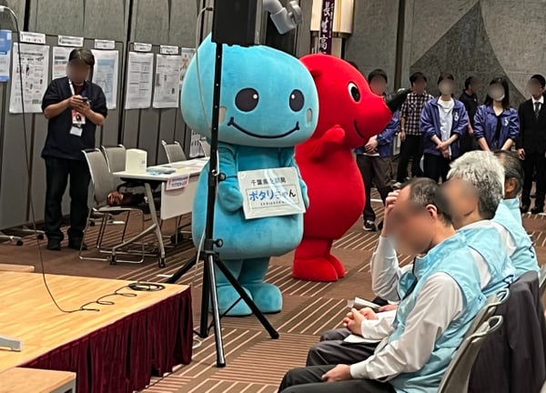 ポタリちゃん・チーバくんの様子