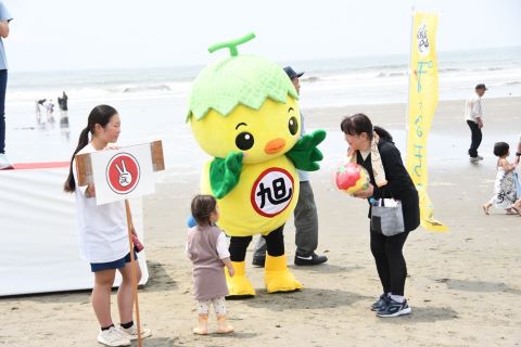 あさピーとじゃんけん大会の画像